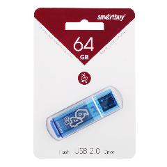 К.П. USB 64 Гб SmartBuy Glossy синяя