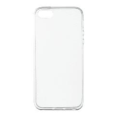 Накладка iPhone 5/5S/SE силиконовая у/тонкая прозрачная