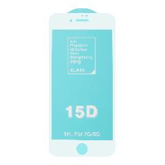 Закаленное стекло iPhone 7/8 15D белое