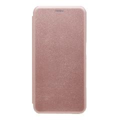 Книжка Samsung Note 10 розовое золото горизонтальная на магните