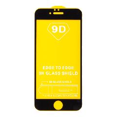 Закаленное стекло iPhone 6/6S 2D черное 9H Premium Glass