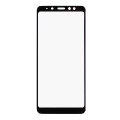 Закаленное стекло Samsung A8 Plus 2018/A730F 2D черное в тех. пакете