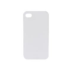 Накладка iPhone 4/4G/4S для 3D сублимации, пластик белый глянцевый, фосфорная