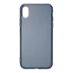 Накладка iPhone XR Silicone Case силиконовая прозрачная синяя