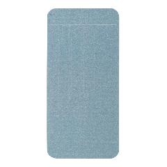Наклейка iPhone 6/6S на корпус блестки голубая