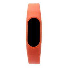 Браслет для фитнес-часов Mi Band 2 силиконовый оранжевый
