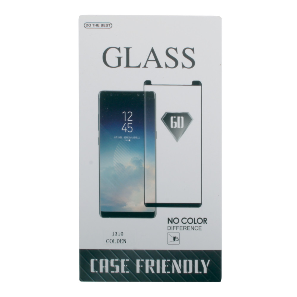 Закаленное стекло Samsung J3 2016/J320F 2D белое