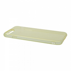Накладка iPhone 7/8 Plus Silicone Case силиконовая прозрачная желтая