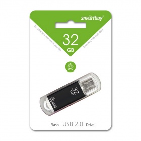 К.П. USB 32 Гб SmartBuy V-Cut черная