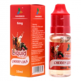 Жидкость для заправки электронных сигарет Hangboo Cherry Cola (Вишня/Кола) 10мл (LOW-6мг)