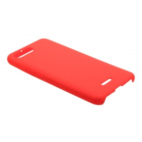 Накладка Xiaomi Redmi 6A Silicone Case прорезиненная без бархата красная