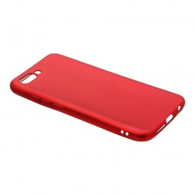 Накладка Huawei Honor 10 силиконовая под тонкую кожу красная