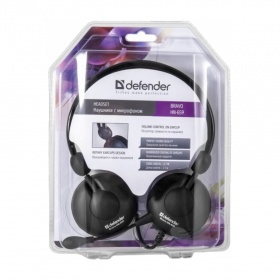 Наушники Defender Bravo HN-659 с рег. громкости и микроф. 2.1 м