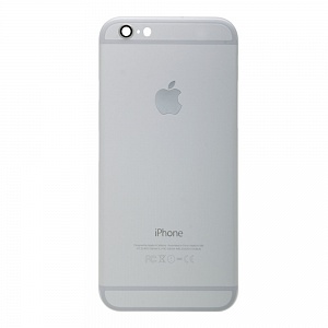 Задняя крышка iPhone 6 серебро AAA