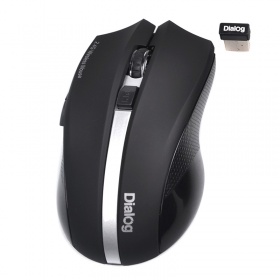 Мышь Dialog MROK-12U Black-Silver, оптич. 5 кн-б/п