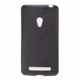 Накладка Asus Zenfone 5/A500CG силиконовая непрозрачная черная