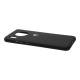 Накладка Huawei Mate 30 Silicone Case прорезиненная черная