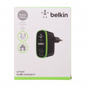 СЗУ с 2 USB выходами 2.1A Belkin черная