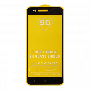 Закаленное стекло Xiaomi Mi 5X/A1 2D черное 9H Premium Glass