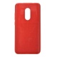 Накладка Xiaomi Redmi Note 4X силиконовая с пластиковой вставкой блестящая красная