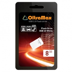 К.П. USB 8 Гб OltraMax 60 белая