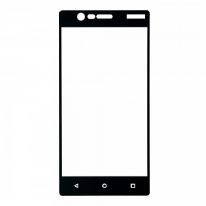 Закаленное стекло Nokia 3 2017 2D черное