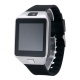 Часы-GPS Smart Watch Phone резиновые серебро