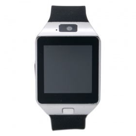 Часы-GPS Smart Watch Phone резиновые серебро