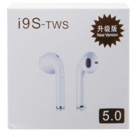 Наушники TWS Bluetooth i9s с микрофоном белые