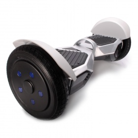 Гироскутер Smart Balance Wheel 10" со светящимися колесами и приложением Tao Tao серый
