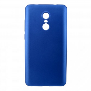 Накладка Xiaomi Redmi Note 4X силиконовая под тонкую кожу синяя