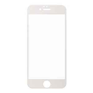 Закаленное стекло iPhone 6/6S 2D белое