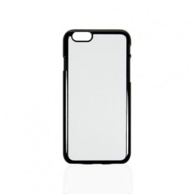 Накладка iPhone 6/6S для сублимации со вставкой, пластик черный