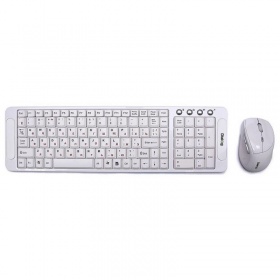 Клавиатура + мышь Dialog KMROK-0318U беспроводная белая
