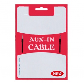 Пакет Zip-lock AUX in cable 10,5x15 см красный