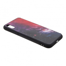 Накладка iPhone X/XS пластиковая с резиновым бампером Космос рисунок 4