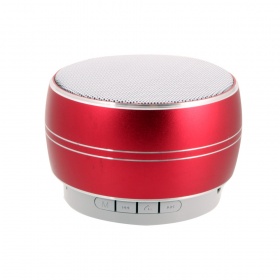 Стереоколонка Bluetooth A10 USB, Micro SD, AUX, красная