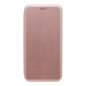 Книжка Huawei Honor 9 Lite/P Smart розовое золото горизонтальная на магните