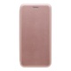 Книжка Huawei Honor 9 Lite/P Smart розовое золото горизонтальная на магните