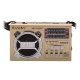 Радиоприемник Waxiba XB-322RT USB/Micro SD/SD/AUX/FM/АКБ золото
