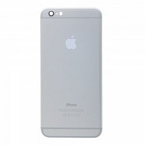 Задняя крышка iPhone 6 Plus серебро AAA