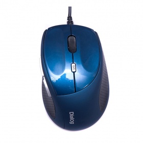 Мышь Dialog MOK-18U USB, оптич. 6 кнопок, 1600 dpi синяя