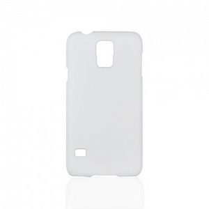 Накладка Samsung i9600/G900F/S5 для 3D сублимации, пластик белый матовый
