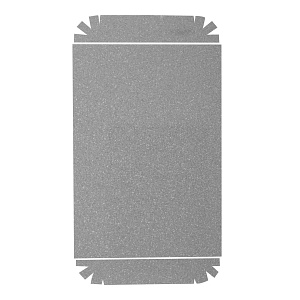 Наклейка Meizu M3s на корпус блестки серебро