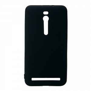 Накладка Asus Zenfone 2 5,5"/ZE551ML резиновая матовая ультратонкая черная