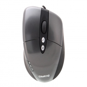 Мышь Dialog MGK-19SU ,USB, ИГРОВАЯ лазер.7 кн. 2200 dpi серебро