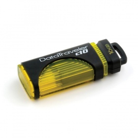 К.П. USB 16 Гб Kingston DT C10 жёлто+чёрная