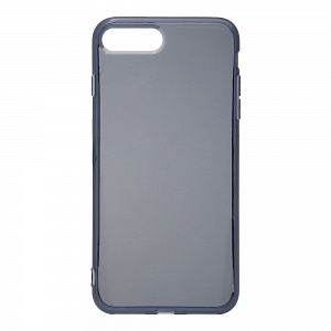 Накладка iPhone 7/8 Plus Silicone Case силиконовая прозрачная синяя