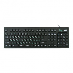 Клавиатура Dialog KFX-05U, USB, гибкая, черная