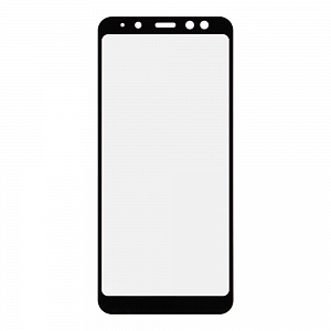 Закаленное стекло Samsung A8 2018/A530F 2D черное